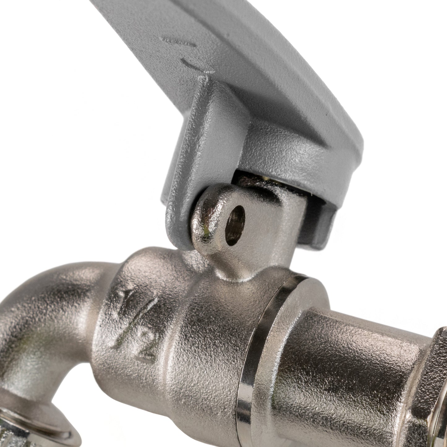 Brass Barbed Side Handle Lockable Tap, 1/2" BSP