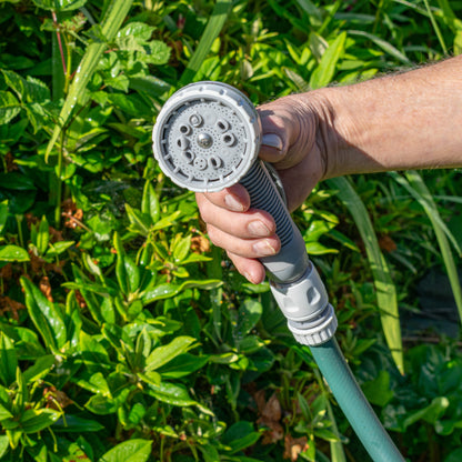 Multi-Pattern Garden Water Sprayer Hose Gun - Grey & White