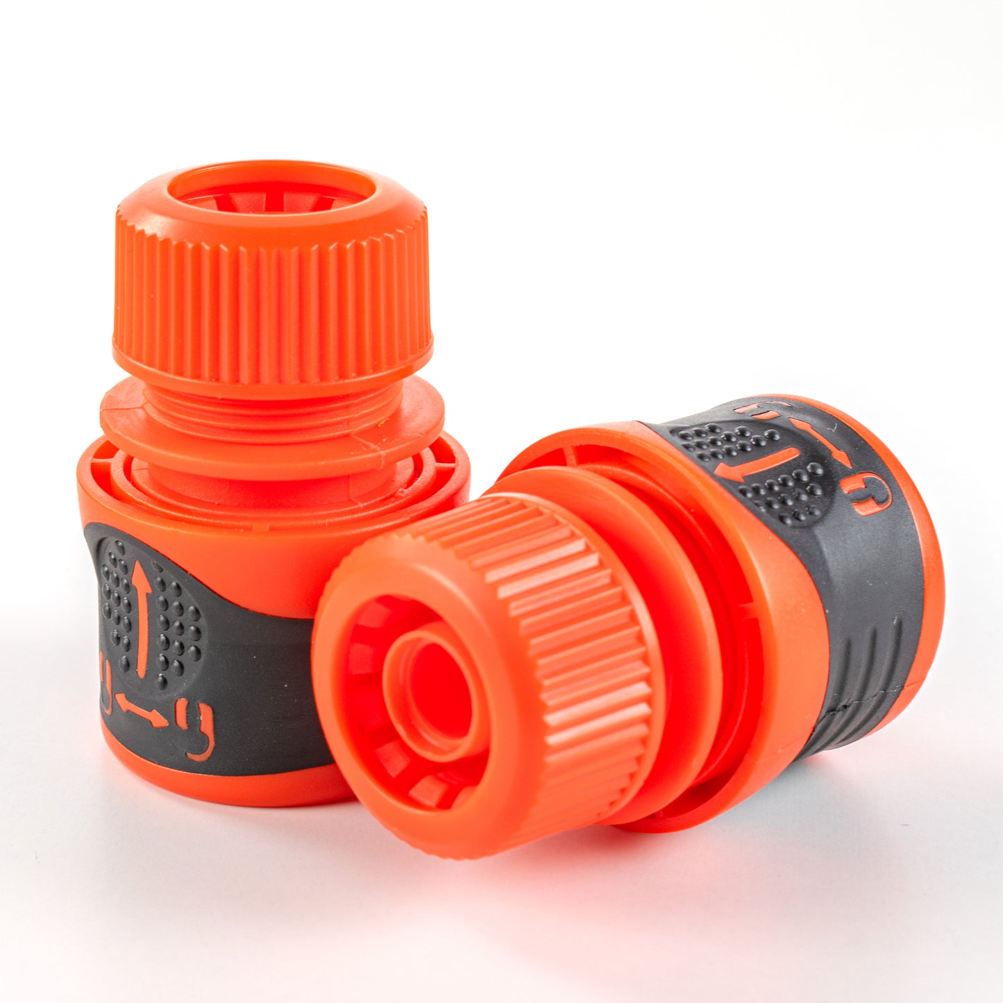 1/2" Locking Hosepipe Quick Connector - Orange