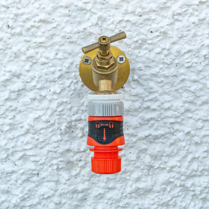 1/2" Locking Hosepipe Quick Connector - Orange