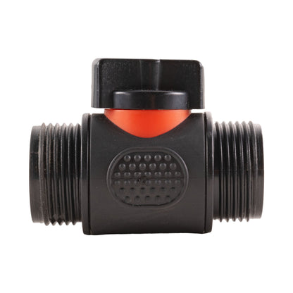 3/4" BSP Male Valve, Soft Touch Black