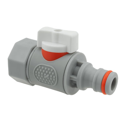 3/4" BSP Female Threaded Quick Connector Valve - Grey