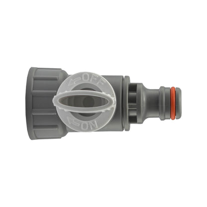 3/4" BSPF Valve with Quick Connector, Grey