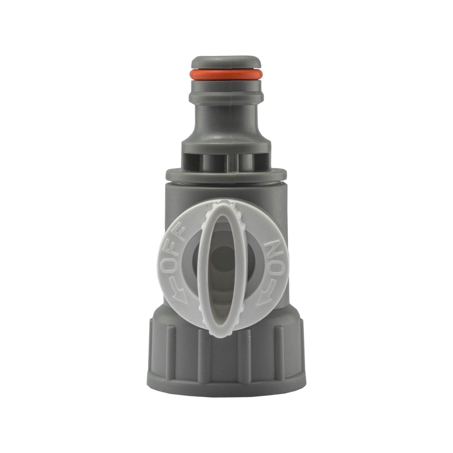 3/4" BSPF Valve with Quick Connector, Grey