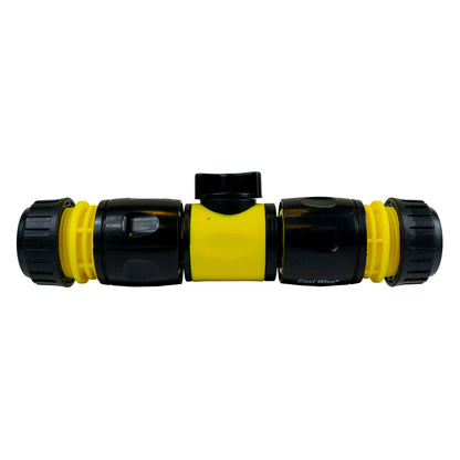 In-Line Valve with Quick Connectors - 6 Piece Set, Yellow