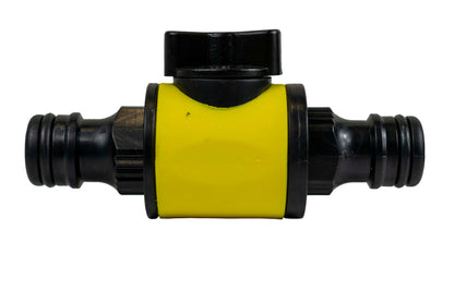 In-Line Valve with Quick Connectors - 6 Piece Set, Yellow