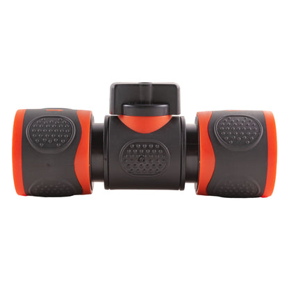 Female Quick Connector Valve, Soft Touch Black
