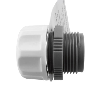 Hose Mender with 3/4"BSPM Thread, Grey