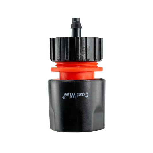 4mm Micro Irrigation to Female Hose Connector, Black