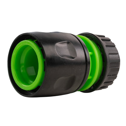 1/2" Female Hose Connector, Green & Black