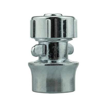 1/2" Female Hose Connector, Zinc Chrome