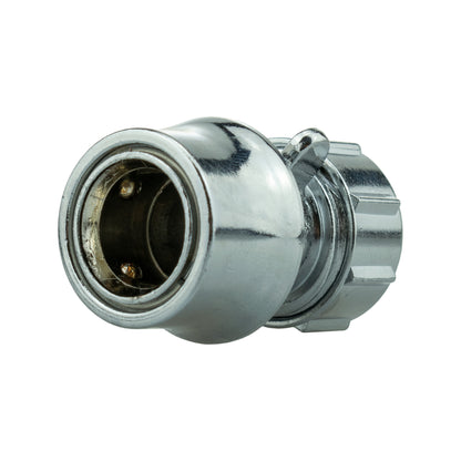 1/2" Female Hose Connector, Zinc Chrome