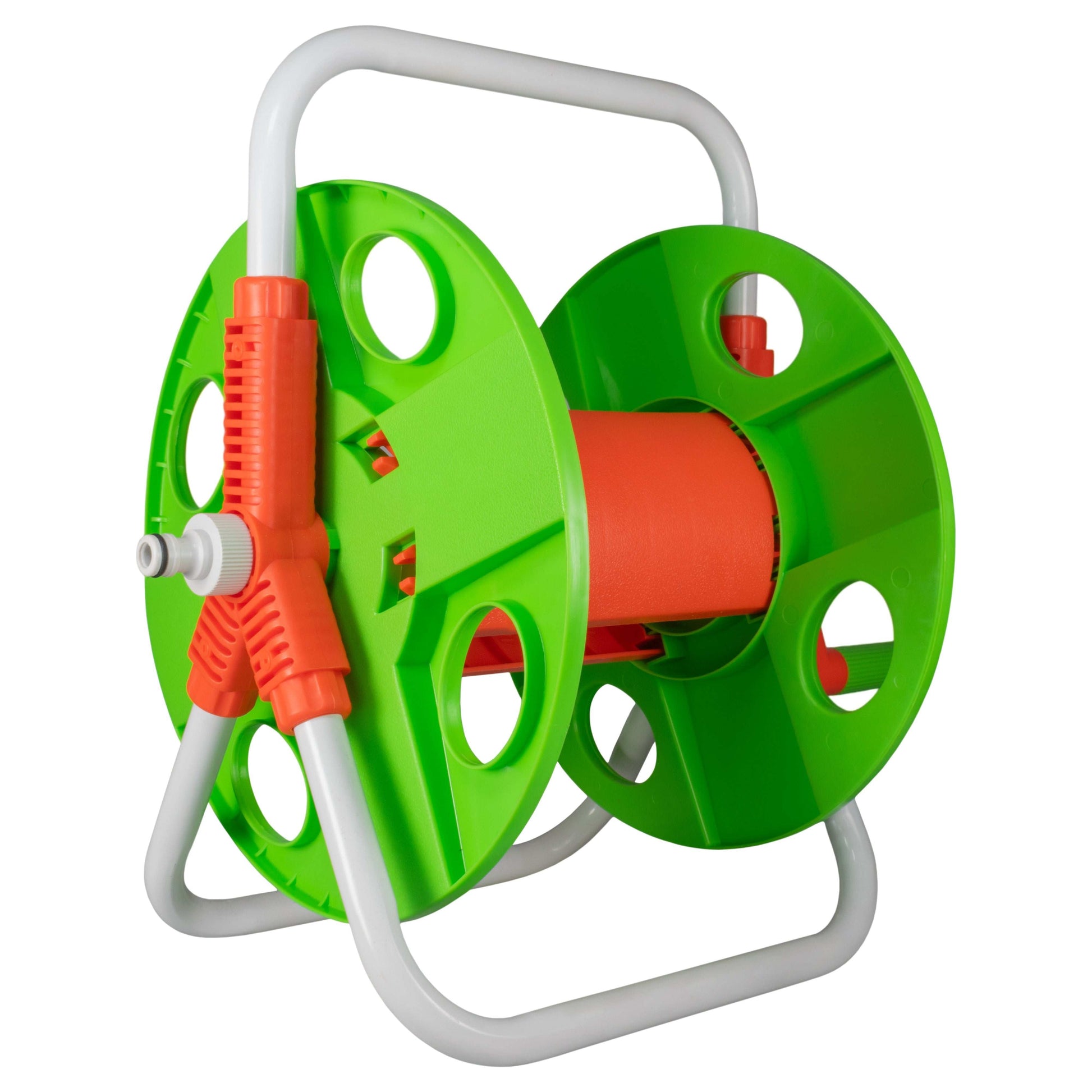 Green Garden Hose Reel with 20m Capacity