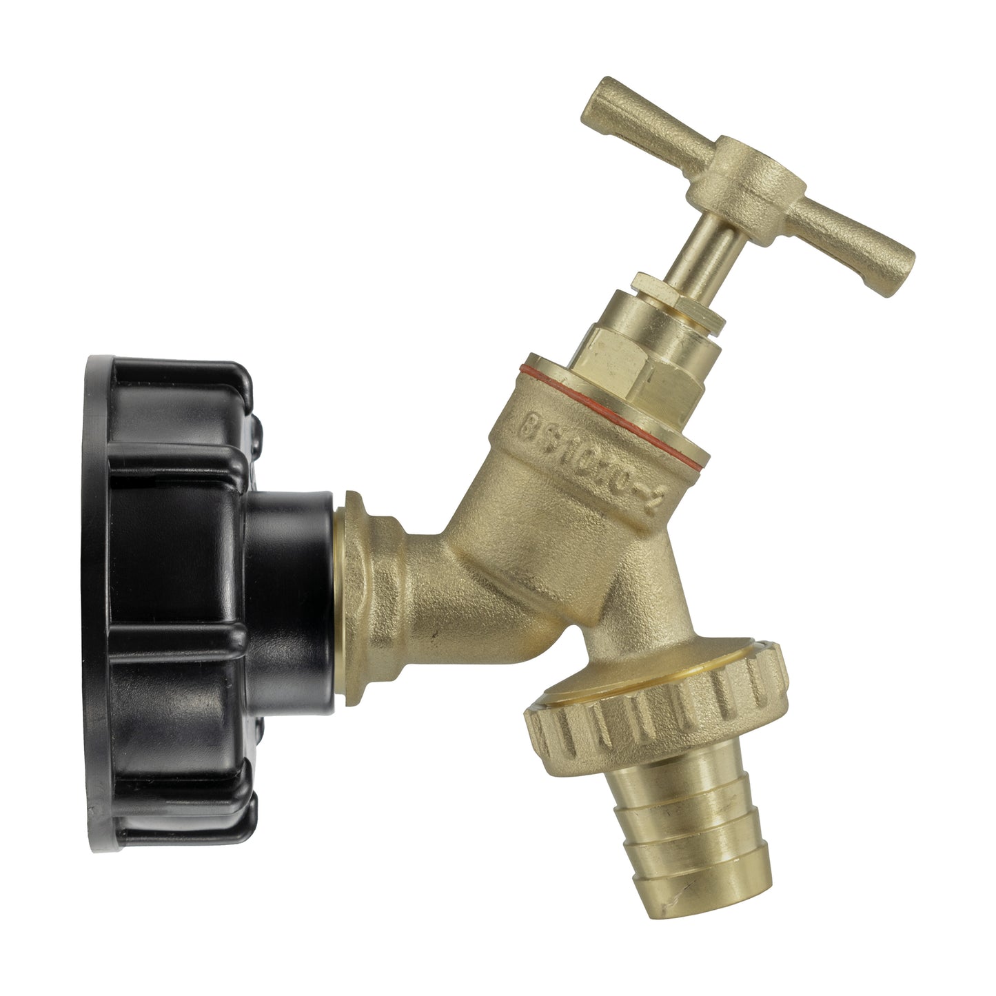 IBC S60X6 - 1/2" Barbed Brass Bib Tap Kit