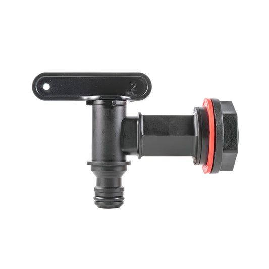 Quick Connector Tap for Water Butts & IBC, 3/4" BSP with Nut and Washer