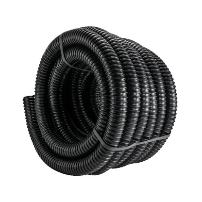 1/2" Black Flexible Pond Hose Corrugated Pipe Tube Filter Pump Tubing Flexi Koi