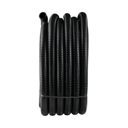 38MM (1.5") BLACK CORRUGATED FLEXIBLE POND HOSE PUMP GARDEN PIPE FISH MARINE