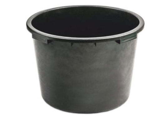 Black Round Mixing Container Tub, 65 Litres