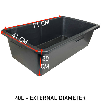 40L Small Dog Pet Bath with Drain Valve