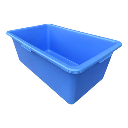 90L Large Blue Dog Pet Bath with Drain Valve