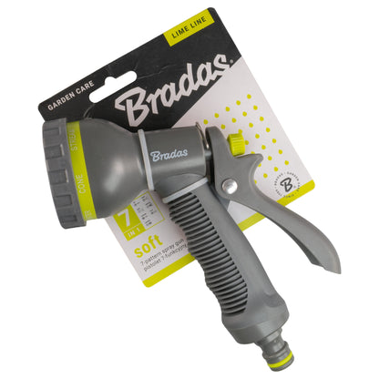 Grey & Lime 7-Pattern Multi Water Sprayer, LE5102