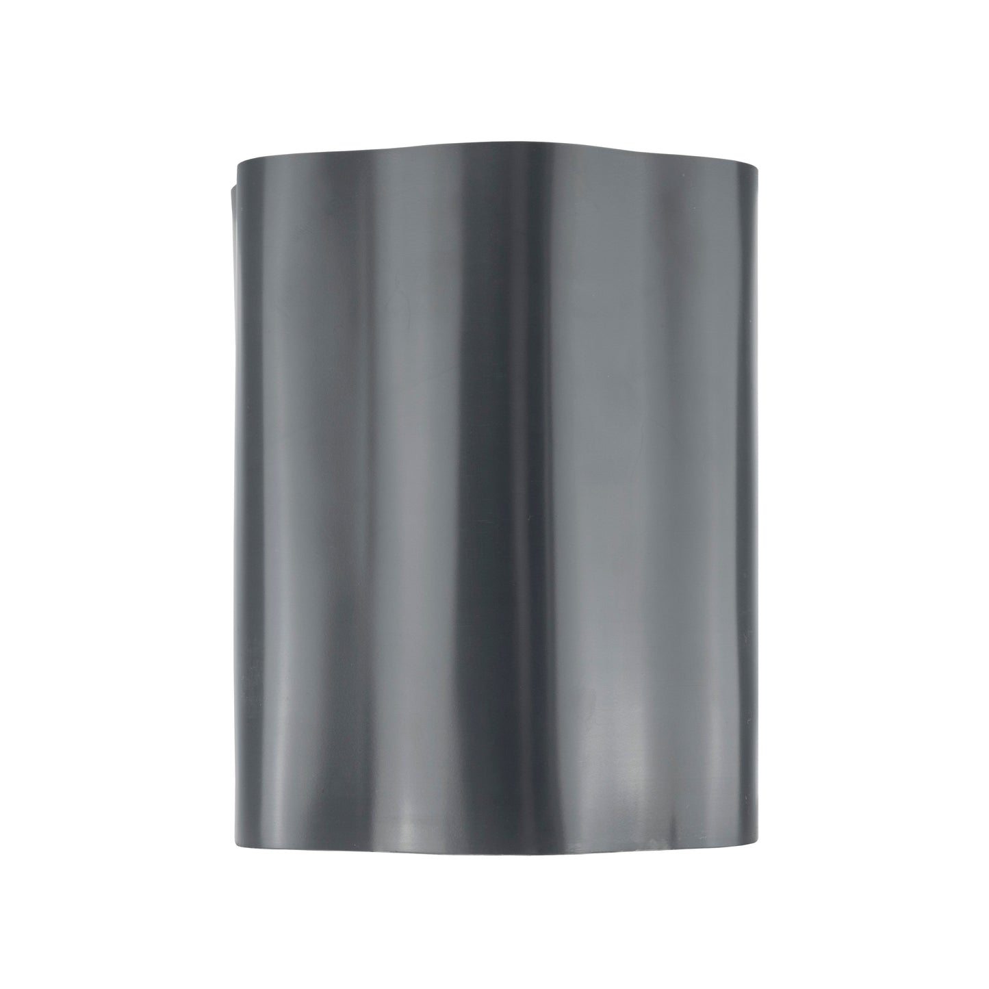 Dark Grey Crinkled Flexible Lawn Edging, 15cm Height