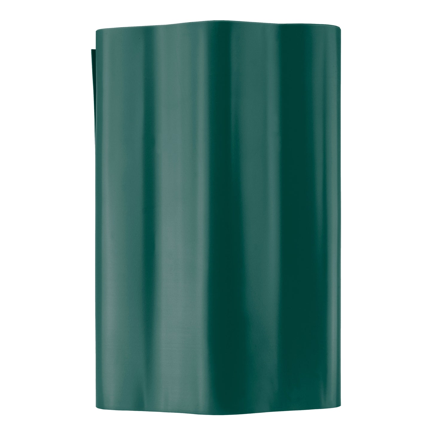 Green Crinkled Flexible Lawn Edging, 25cm Height