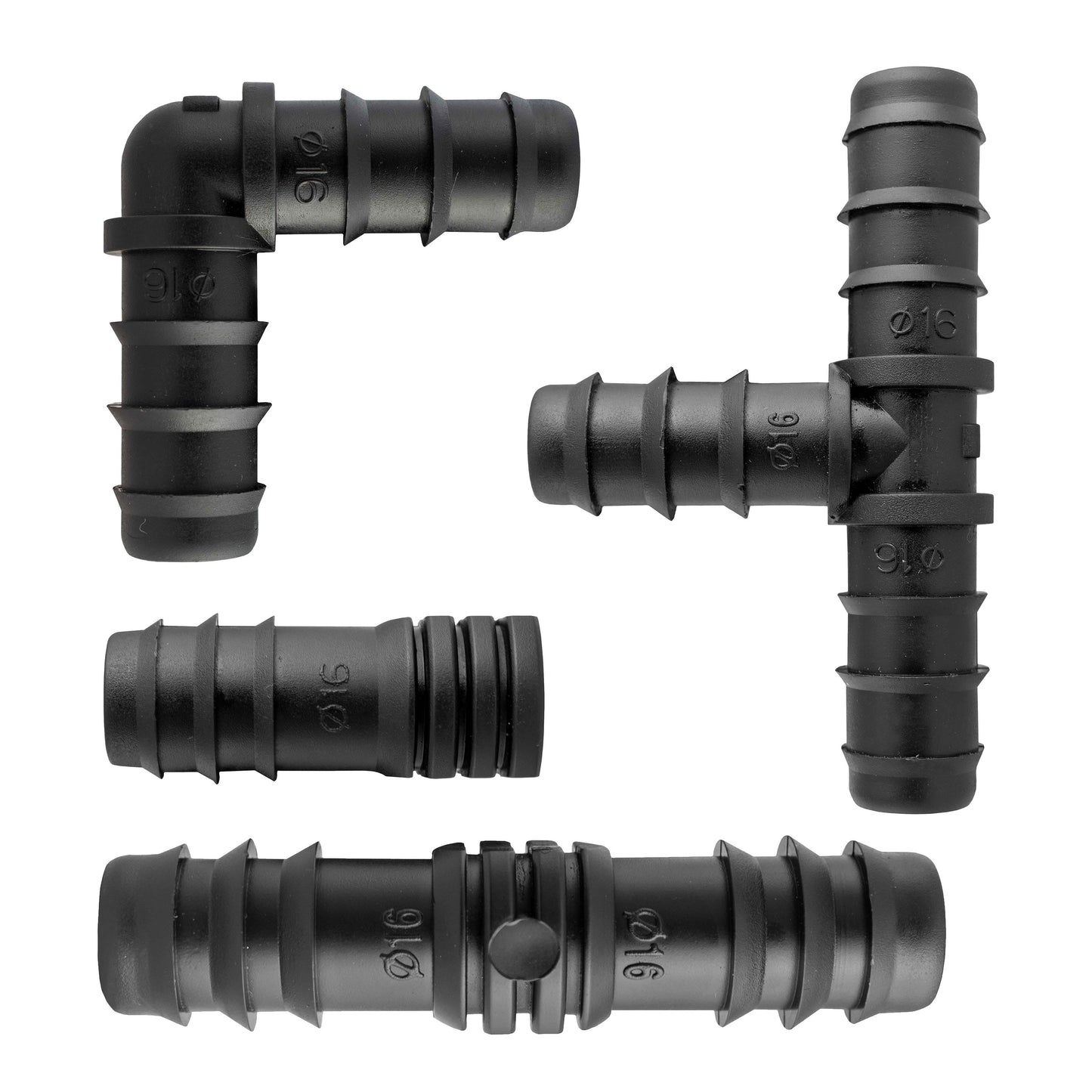 1/2" Irrigation Pipe Mixed Connectors, Pack of 20
