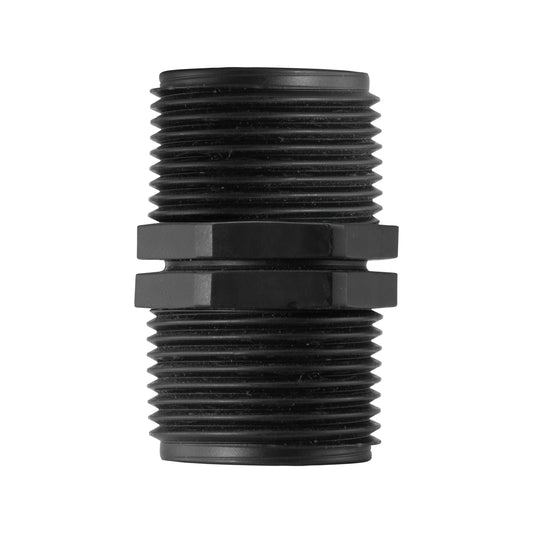 Polypropylene Straight Equal Male Nipple, 1"