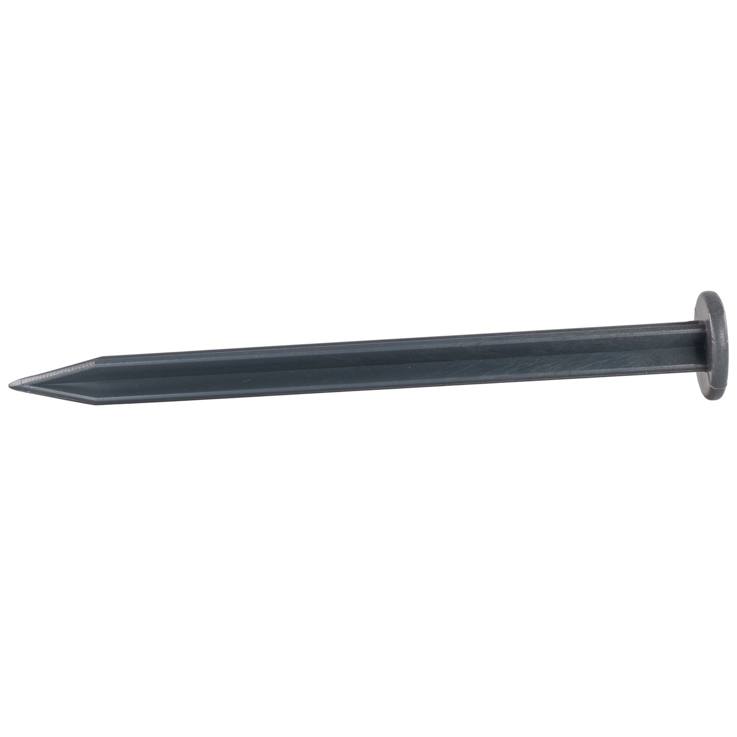 Black Curved Lawn Edging Set with Pegs, 60mm Height