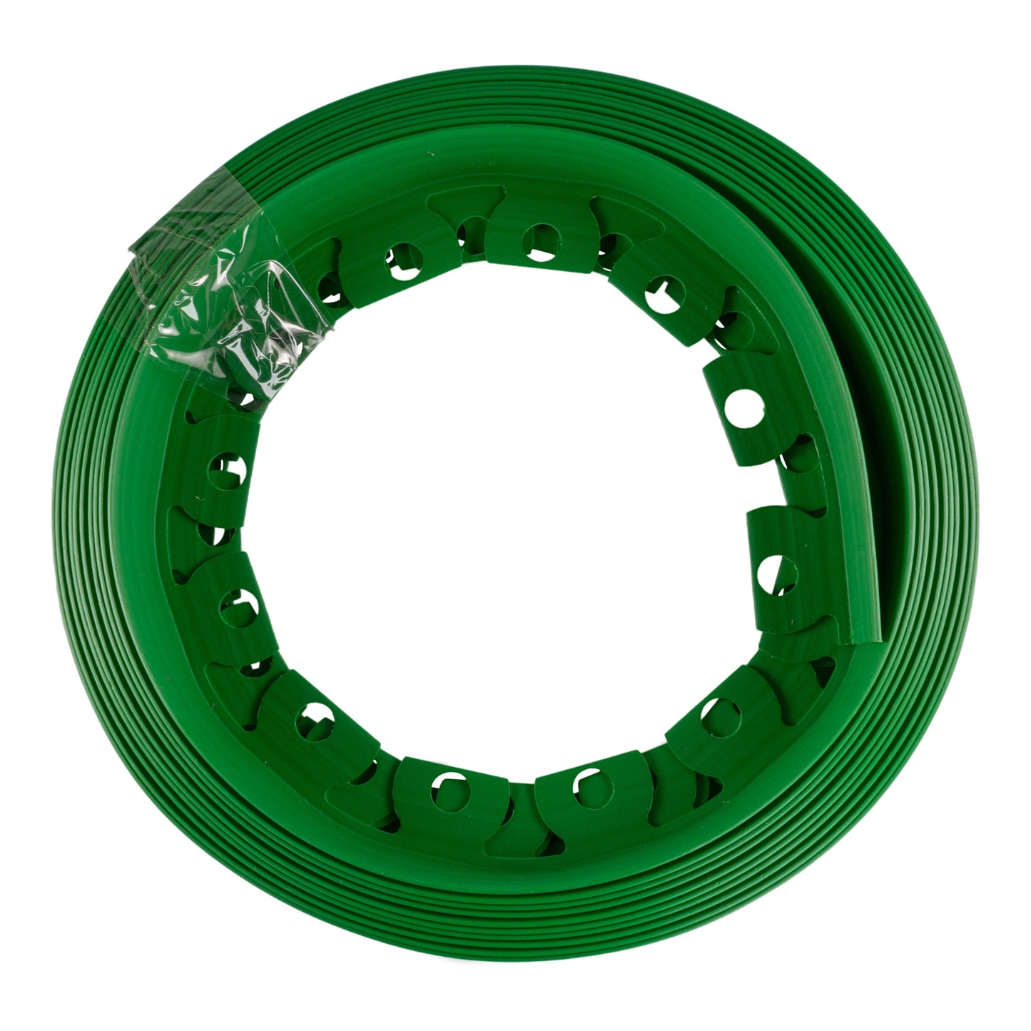 Green Curved Lawn Edging Set with Pegs, 60mm Height