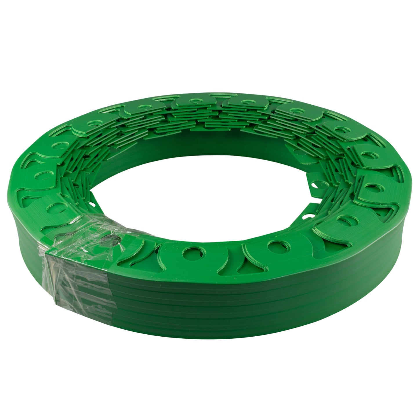 Green Curved Lawn Edging Set with Pegs, 40mm Height