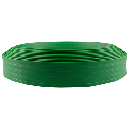 Green Curved Lawn Edging Set with Pegs, 40mm Height