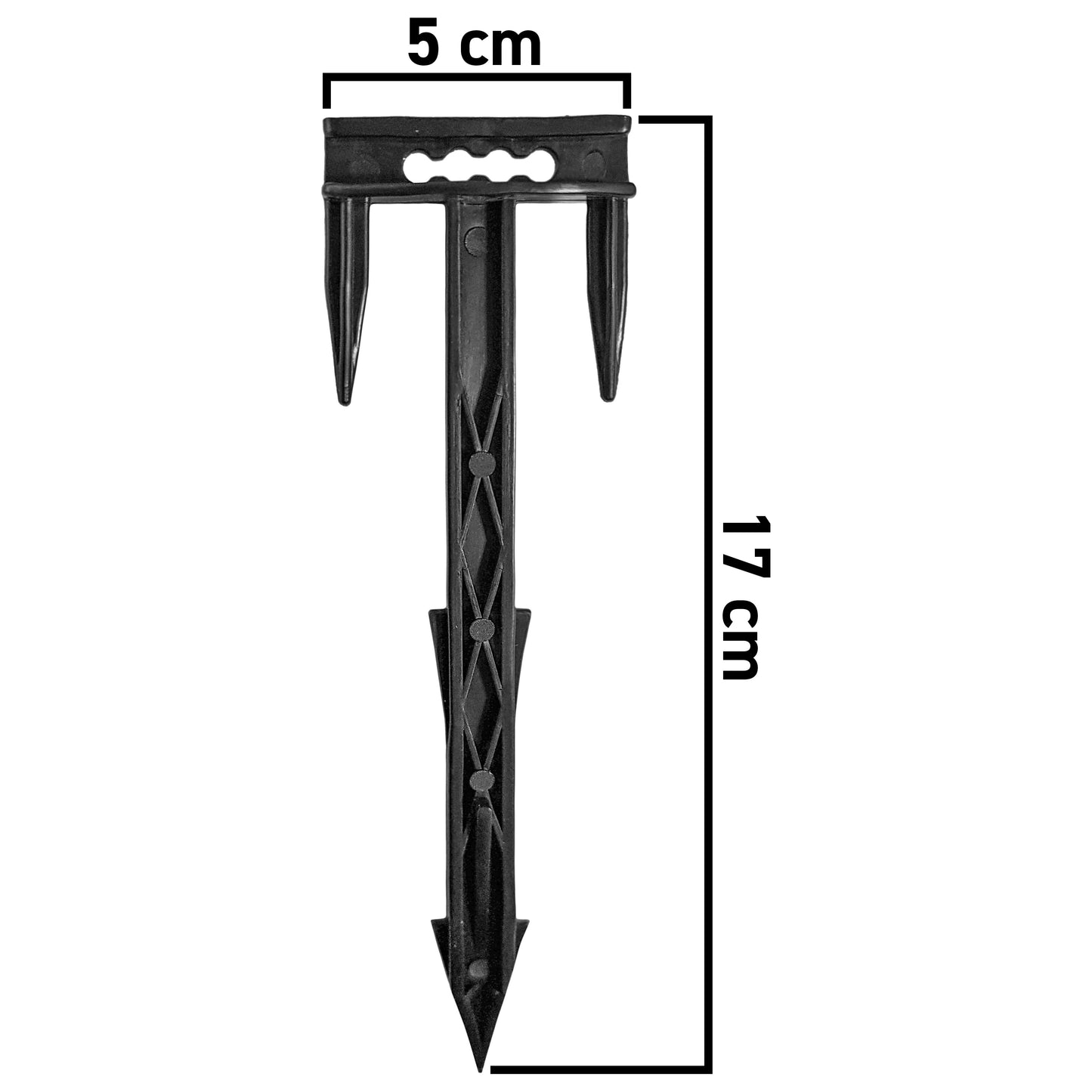 10 - 100 Ground Cover Weed Membrane Pegs Barbed Fixing Anchor Garden Landscaping