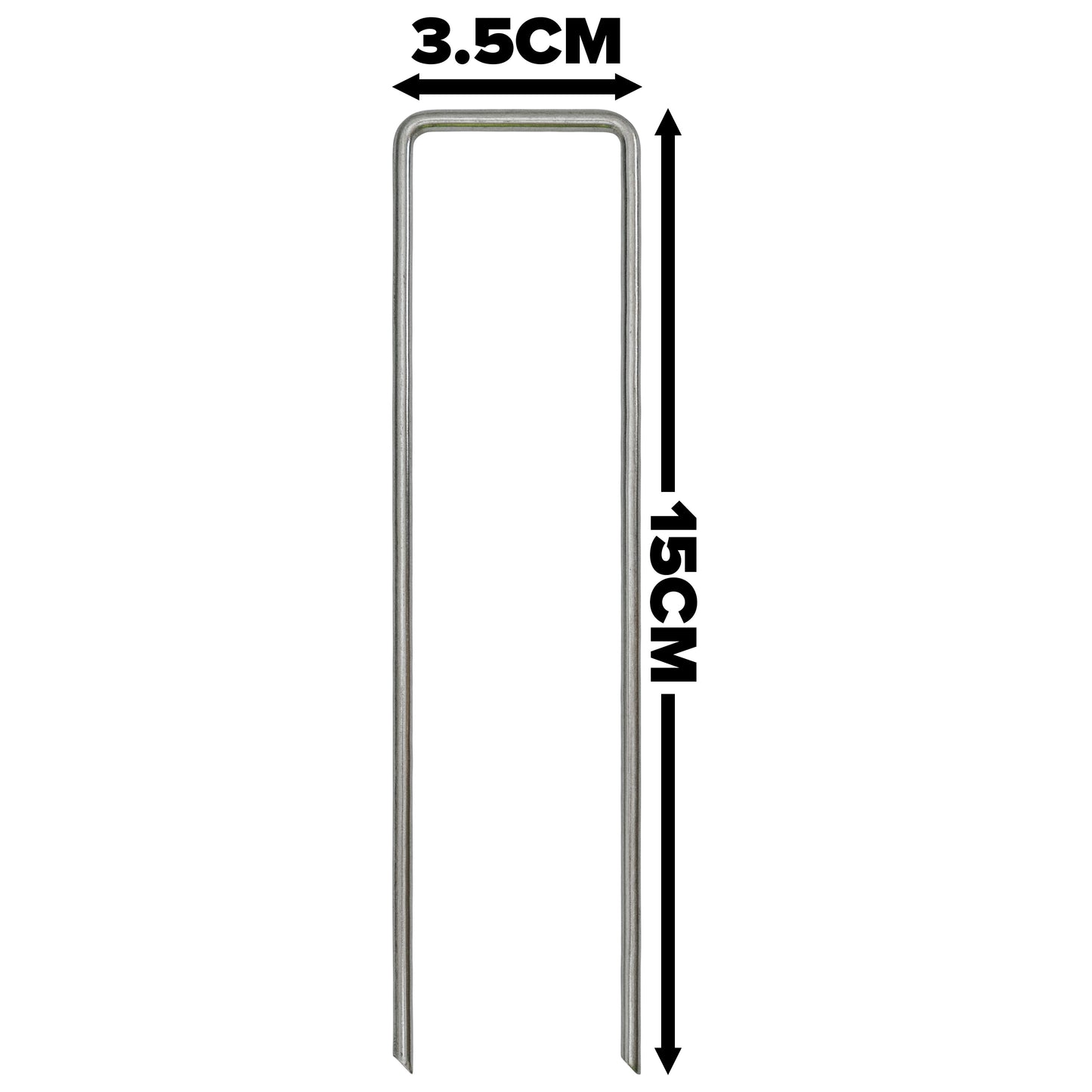 50x Matting Membrane Staple Peg Set with Washer & Tool