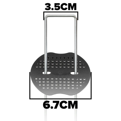6" Weed Matting Pegs & Securing Washer, Red Tool