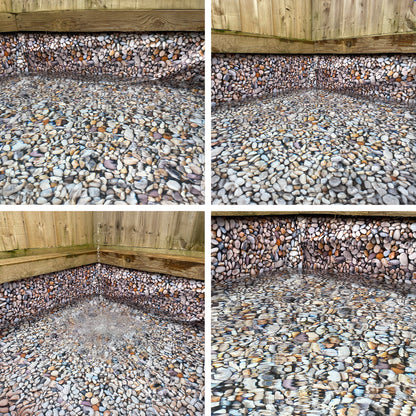 300gsm Stone Pebble Pattern Pond Liners