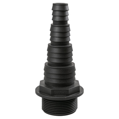Stepped Barbed Connector for 20mm/ 25mm/ 32mm/ 40mm Hose, 1.5" BSPM