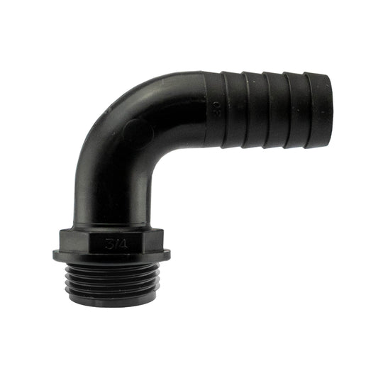 20mm Barbed Elbow with 3/4" BSP Male Thread