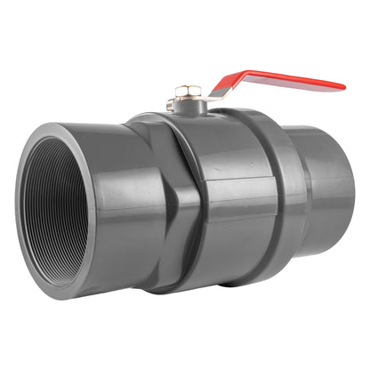 Polypropylene Lever Valve with Stainless Steel Ball, 3"