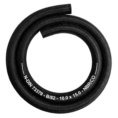 10mm Braided Rubber DIN 73379 Type B Fuel Hose