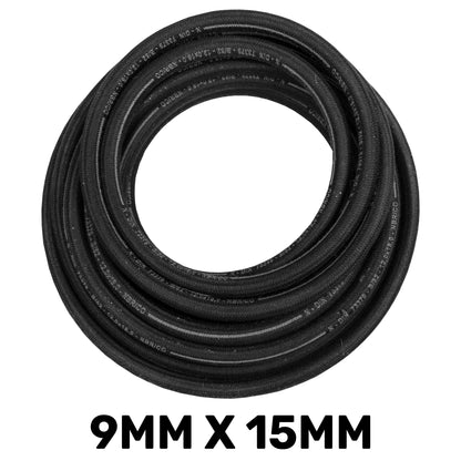 9mm Braided Rubber DIN 73379 Type B Fuel Hose