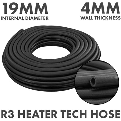 19mm Rubber J20 R3 Heater/ Coolant Hose