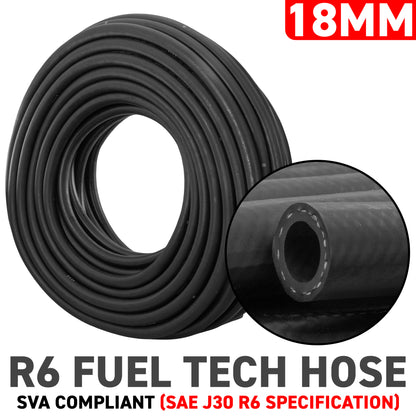 18mm Rubber Reinforced J30 R6 Fuel Hose