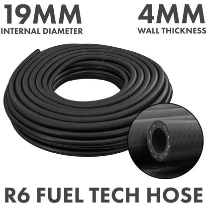 19mm Rubber Reinforced J30 R6 Fuel Hose