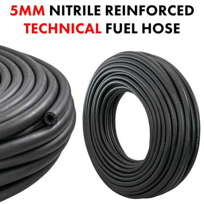 5mm Rubber Reinforced J30 R6 Fuel Hose