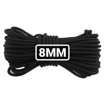 8mm Elastic Bungee Rope Black