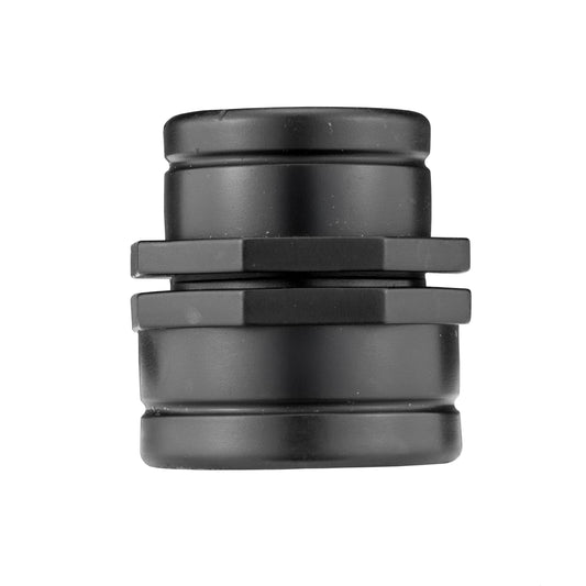 Polypropylene Straight Reducing Socket Connector, 1" - 1/2"