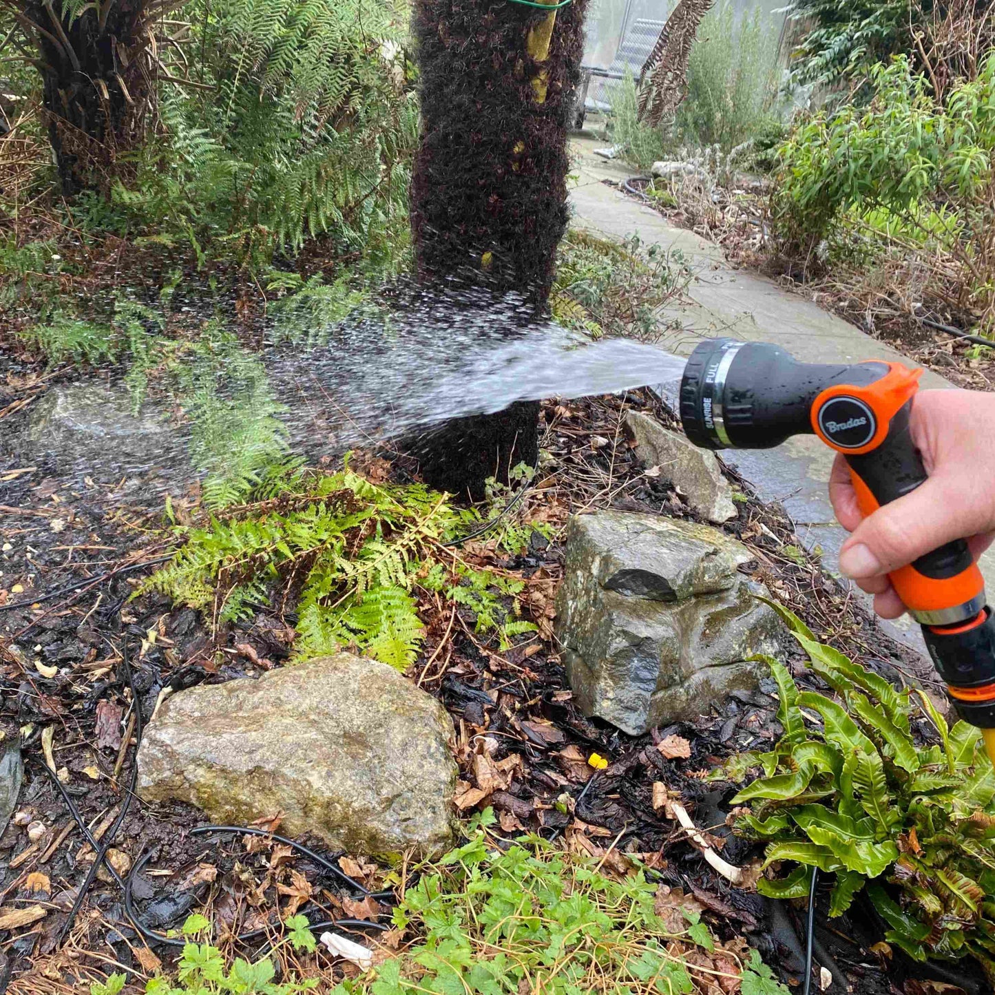 Black & Orange 8-Pattern Water Sprayer, MULTI-2028