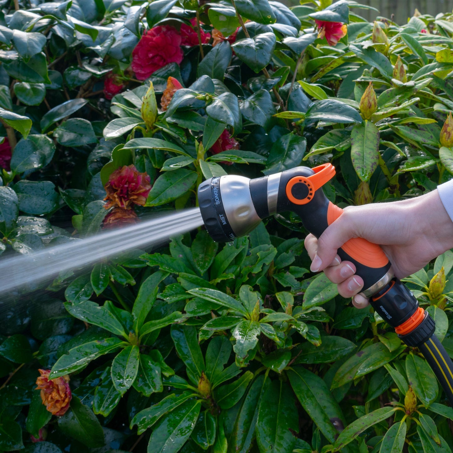 Black & Orange 8-Pattern Multi Water Sprayer, 8MULTI
